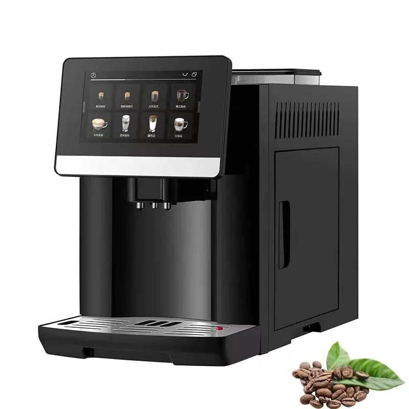 2025 Fully Automatic Espresso Coffee Machine 7 Inch Touch Screen New Style Super Automatic Grinder French for Household Electric