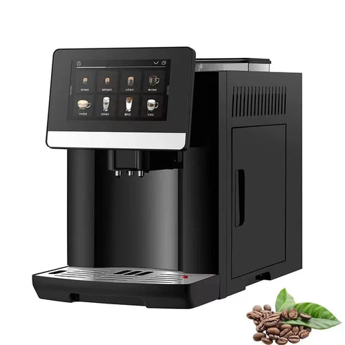 2025 Fully Automatic Espresso Coffee Machine 7 Inch Touch Screen New Style Super Automatic Grinder French for Household Electric