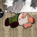 VIKAMA Cute Cartoon Characters Bedroom Carpet Soft Non-Slip Bedside Rug Entrance Doormat Home Living Room Decor Floor Mat