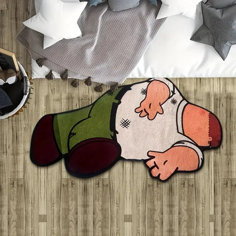 VIKAMA Cute Cartoon Characters Bedroom Carpet Soft Non-Slip Bedside Rug Entrance Doormat Home Living Room Decor Floor Mat