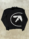Men's Sweater Y2K Aphex Twin Knit Oversized Pullovers Gothic Jumper Winter Graphic Streetwear Long Sleeve Tops Vintage Clothing (Copy)