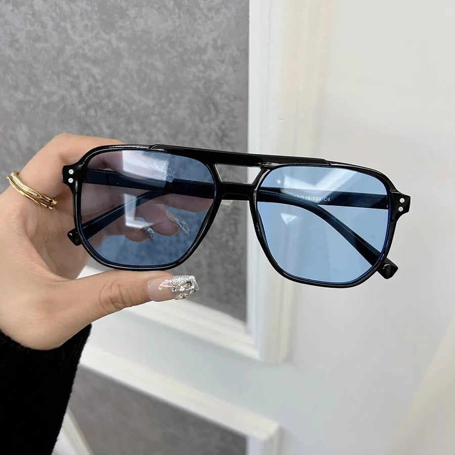 Brand Square Sunglasses Women Men Fashion Classic Sun Glasses Female Male Designer Mirror Outdoors Travel Shades Oculos De Sol