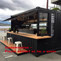 custom.20ft 40ft  Foldable Container House Container bar Design Container Cafe/shop/booth Container Restaurant Sale