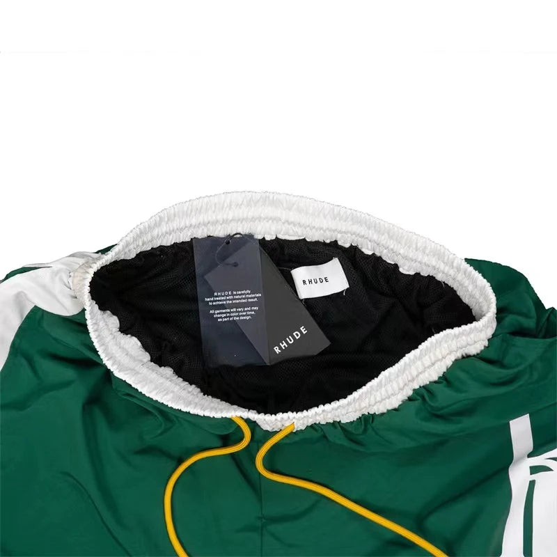 American Style Sports Shorts Streetwear Summer Men's High Quality Logo Print Loose Rhude Casual Shorts