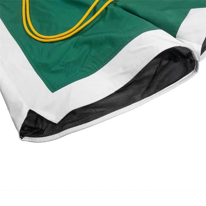 American Style Sports Shorts Streetwear Summer Men's High Quality Logo Print Loose Rhude Casual Shorts